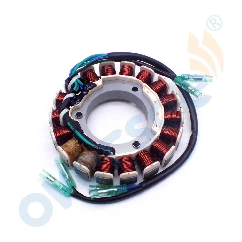 6AH 85510 00 Outboard Stator Assembly For Yamaha Motor F20 05000200 TJ6114 F20 Outboard Motor