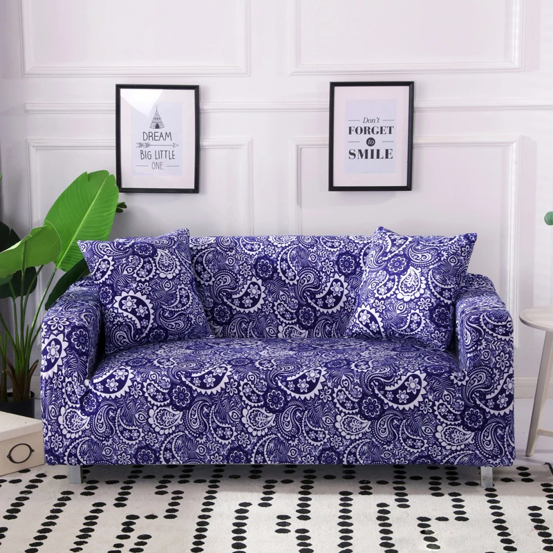 Эластичный чехол четыре сезона Диван Охватывает Протектор мебели полиэстер на двоих чехол для дивана диван Полотенца 1/2/3/4-seater - Цвет: color 4