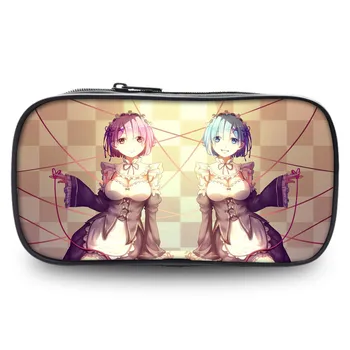 

Available Life in a Different World from Zero Rem Ram Student Print Portable Stationery Pouch Pencil 3D Bag Cosmetic Coin Case