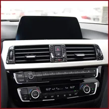 RRX для BMW F30 3 серии GT 320i углеродного волокна автомобиля центральной консоли воздуха на выходе Кондиционер Vent рамка наклейки