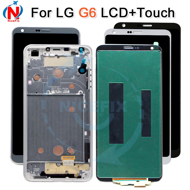

ORIGINAL For LG G6 LCD Display Touch Screen digitizer with Frame For LG G6 H870 H870DS H872 LS993 VS998 US997 lcd display