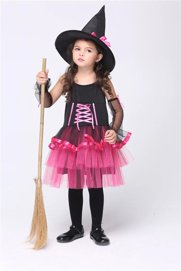 Filles Enfants Halloween Sorcière Tutu Déguisement Jupe COSPLAY PARTY COSTUMES 