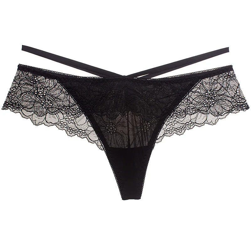 Sexy Ladies Lace Transparent Panties Thongs G Strings Panties Female Sex Fashion Low-Rise Women Underwear Seamless Briefs 15 (5)