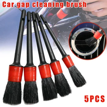 

Hot 5Pcs Auto Detailing Brush Set for Car Motorcycle Cleaning Wheels Dashboard Air Vents JLD*