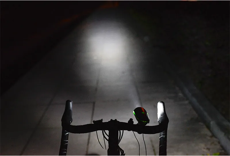 Clearance WHEEL UP USB Charging 240 lumen IPX4 Electric Horn Bicycle Night Riding Warning Horn Light Bike Head-light Bike Accessory 2019 15