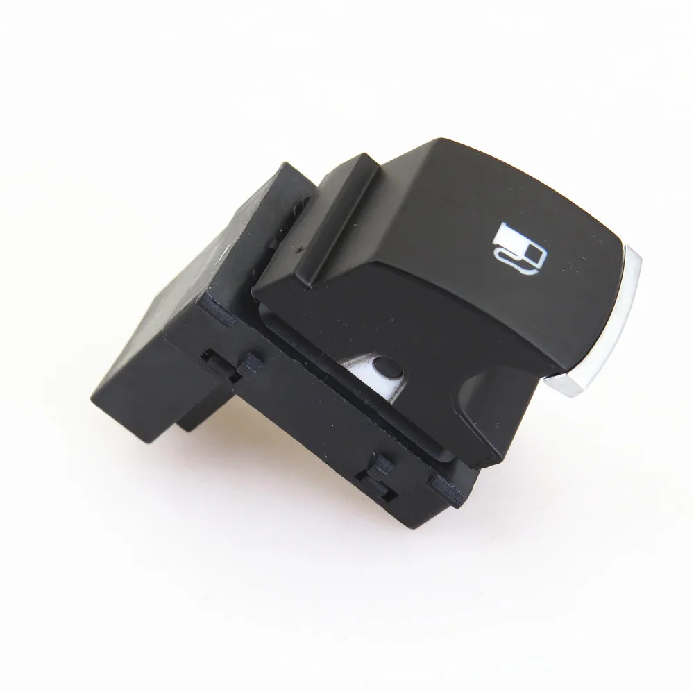 FHAWKEYEQ Chrome Fuel Tank Door Release Switch Button For VW Golf Plus