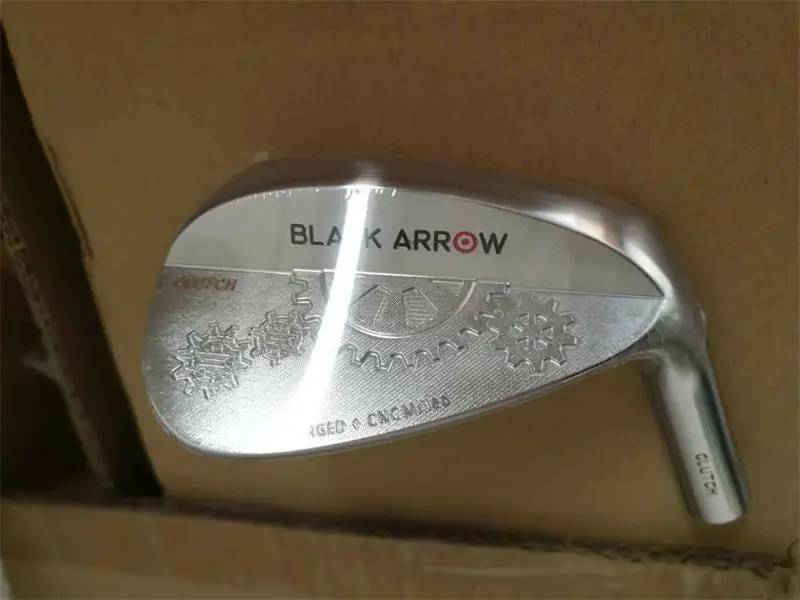 Playwell черный серебро стрелка 2017 выкованная сталь углерода гольф Клин глава дерево железный putter глава