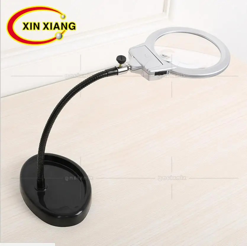 2.5X 5X 107mm Desk Lamp Magnifier Embroidery Led Reading Circuit board