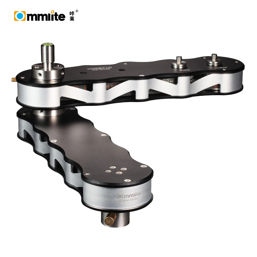 

New Commlite 4-times Distance Retractable Mini Aluminum Alloy Video Slider for DSLR Camera Micro Camera Smartphone