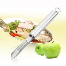 Многофункциональные инструменты для чистки рыбы из нержавеющей стали и Овощечистка для фруктов и овощей, домашний кухонный гаджет