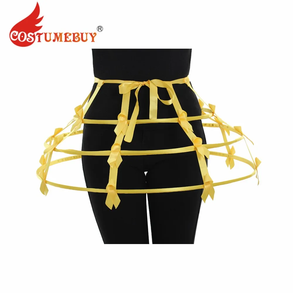 Costumebuy/юбка в стиле Лолиты Юбка обруч с кринолином американка Нижняя юбка клетку