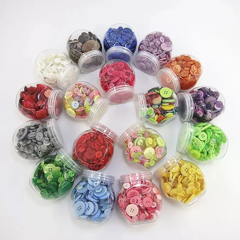 

100g bottled mix Sizes Buttons Sewing Tools Decorative Button Scrapbooking Garment DIY Apparel Accessories For Baby Clothes