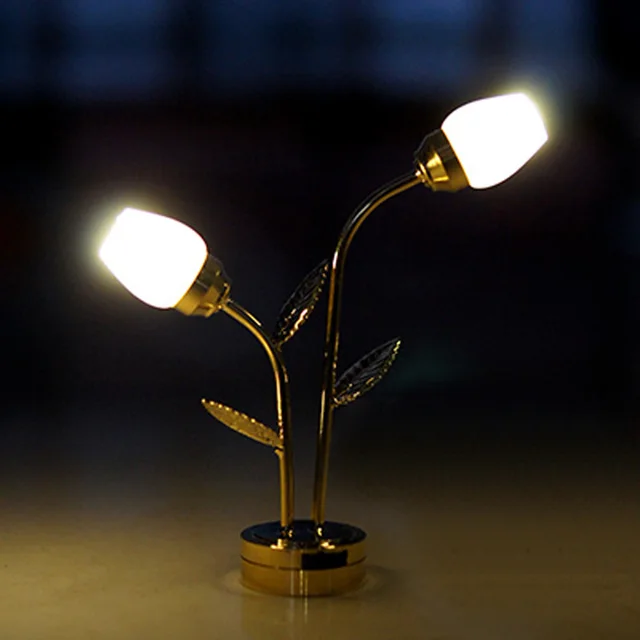 1 12 Miniature Dollhouse Lamps Flower Style Floor Lamp Play Doll 1 12 Miniature Dollhouse Lamps Flower Style Floor Lamp Play Doll House Led Battery Operated Lighting Toys