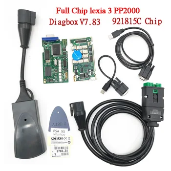 

new Lexia3 PP2000 V7.83 Full Chip Diagbox Scanner PP2000 Firmware 921815C Lexia3 For Citroen/Peugeot Lexia-3 Car Diagnostic tool