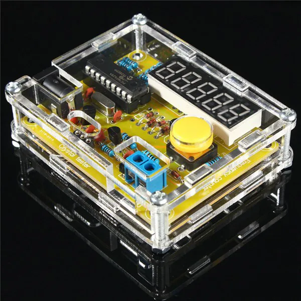 Geekcreit DIY Frequency Tester 1Hz-50MHz Crystal Counter Meter With Housing Kit