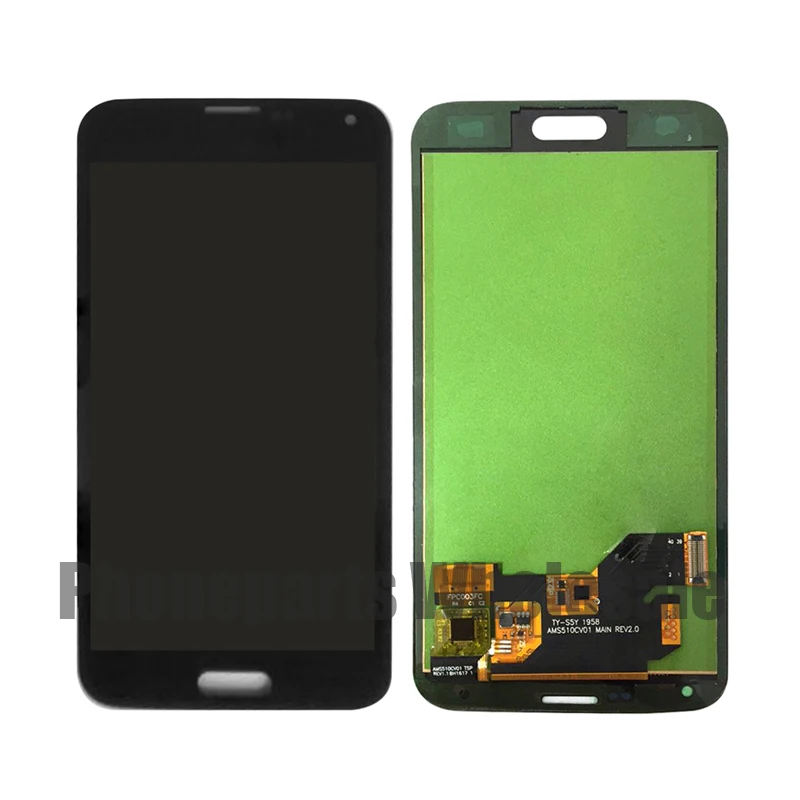 Для Samsung Galaxy S5 I9600 G900F SM-G900 sm-g900f G900 ЖК-дисплей Дисплей с Сенсорный экран оцифровать