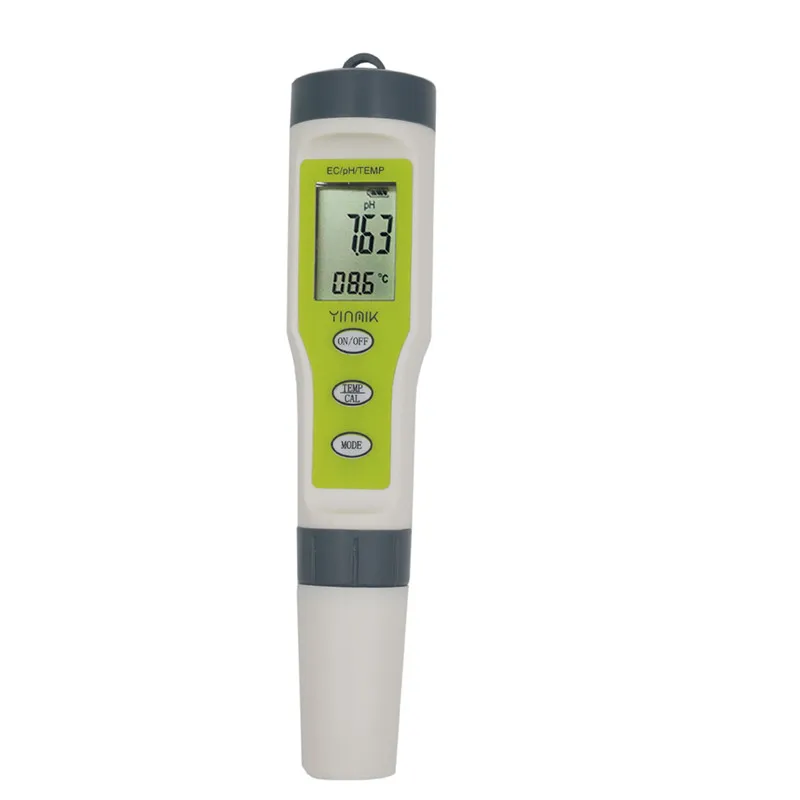 Цифровой тестер качества воды Тип пера pH EC TEMP Meter Acidometer Drink 3 в 1 Multi parameter анализатор