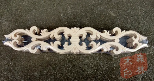 Mebel Antik Kayu Kayu Dongyang Ukiran Kayu Applique Motif Busana