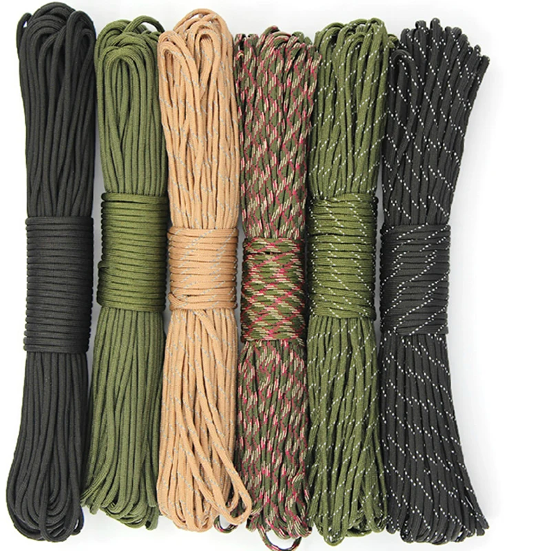 Paracord 550 100FT Paracord Rope Cuerda Escalada Mil Spec Type III