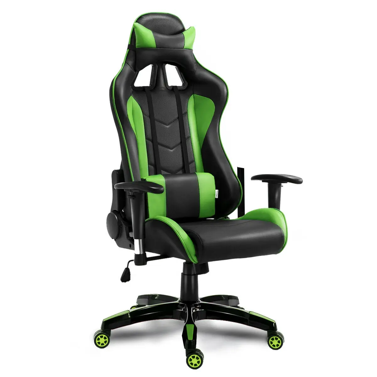 

Costway High Back Executive Racing Reclining Gaming Chair Swivel PU Leather Office Chair