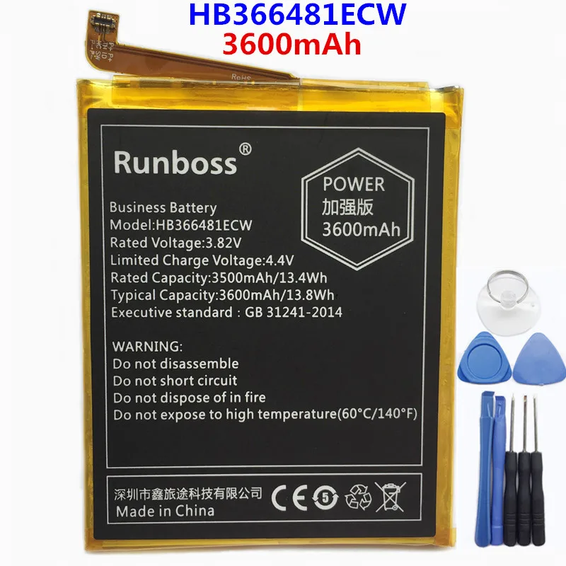 

New Original HB366481ECW Real 3600mAh Battery For Huawei Honor 6c Pro v9 Play JMM-L22 JMM-AL00 AL10 TL10 TL00