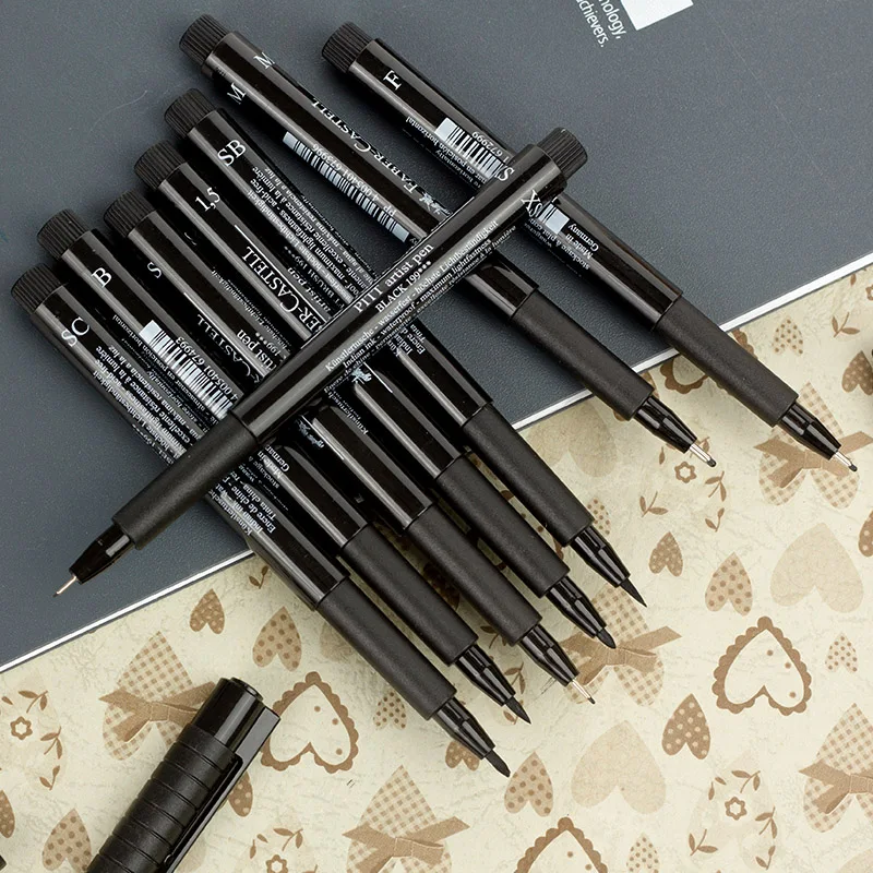 Faber Castell Wallet Pitt Artist Pen Manga Detail Nibs Art