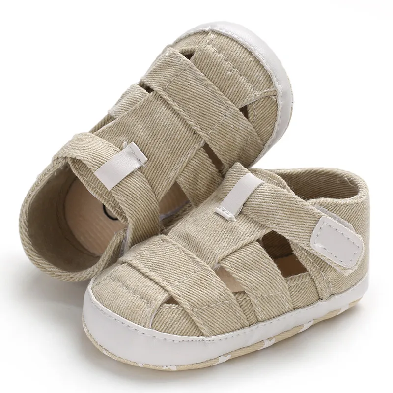 Летняя детская обувь, брендовые сандалии с закрытым носком для маленьких мальчиков, ортопедические спортивные сандалии из искусственной кожи для маленьких мальчиков - Цвет: Светло-желтый