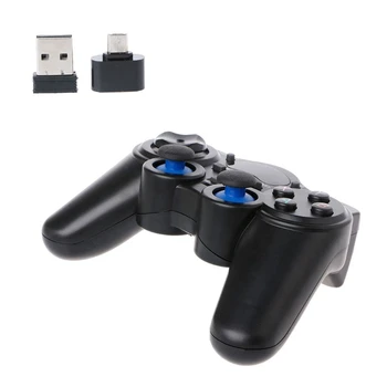 

Brand High Quality 2.4G Wireless Controller Gamepad + Micro USB OTG Converter For PS3 Android Phone TV