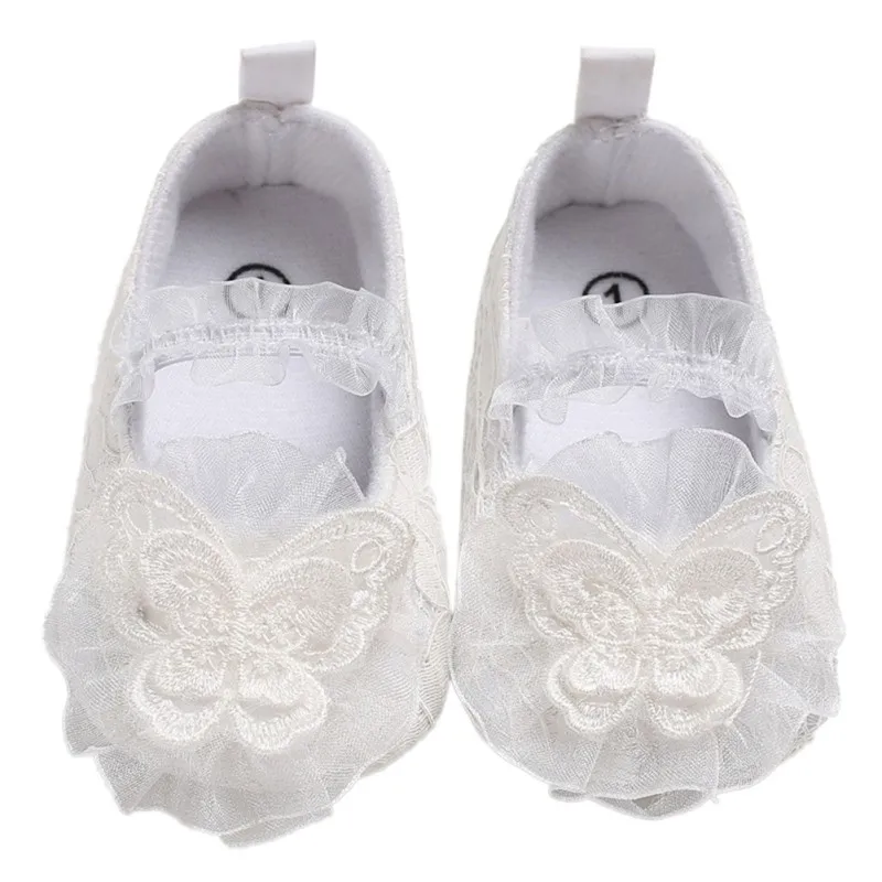 

Newborn Baby Girl First Walker Toddler Shoes Lace Princess Wedding Bridesmaid Shoes Soft Bottom Anti-skid Spring Autumn Shoes