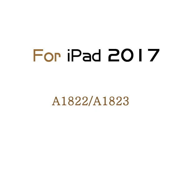 Чехол для iPad Air 1 2 3 Pro 9,7 10,5 11 смарт-чехол подставка чехол Искусственная кожа чехол для iPad Mini 1 2 3 4 5 противоударный fundas - Цвет: For iPad 2017