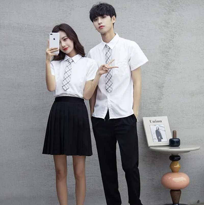 Students Wear Uniforms School School Uniforms Boy Woman Class Style