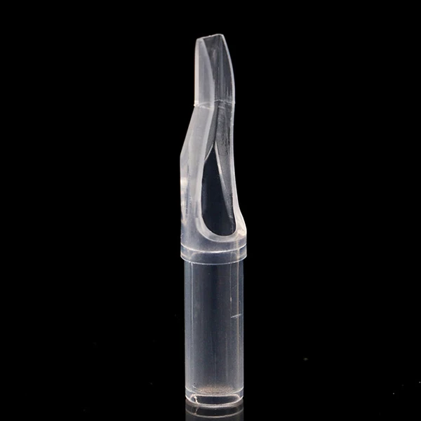 

Best 50Pcs/Box Clear Disposable Tattoo Tips Needle Nozzle Plastic Clear Nozzles for R/D/OF/MF QQ99