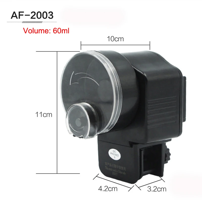 Аквариумные автоматические кормушки с ЖК-дисплеем, автоматический таймер, AF-2009D для кормления, AF-2005D AF-2003 для аквариума, дозатор для кормления домашних животных - Цвет: AF-2003