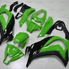 ZX-10r 2011- Abs обтекатель Ninja ZX 10r 2011 наборы тела Ninja ZX 10r 2011 зеленый Черные Пластиковые обтекатели