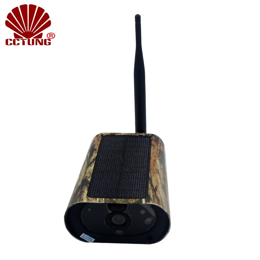 Wi Fi мобильная солнечная камера с солнечной панелью для зарядки аккумулятора 1080P HD
