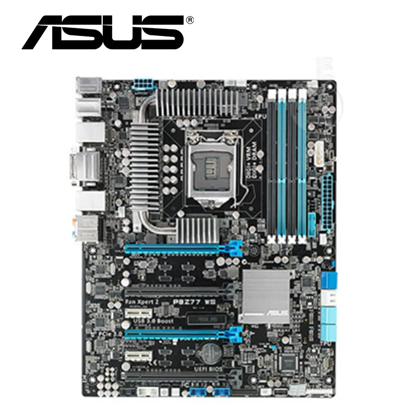 

ASUS P8Z77 WS Desktop Motherboard Z77 Socket LGA 1155 i3 i5 i7 DDR3 32G ATX UEFI BIOS Original Used Mainboard On Sale