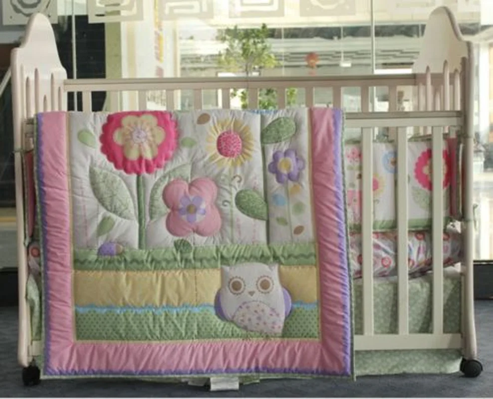 6 piece crib bedding set