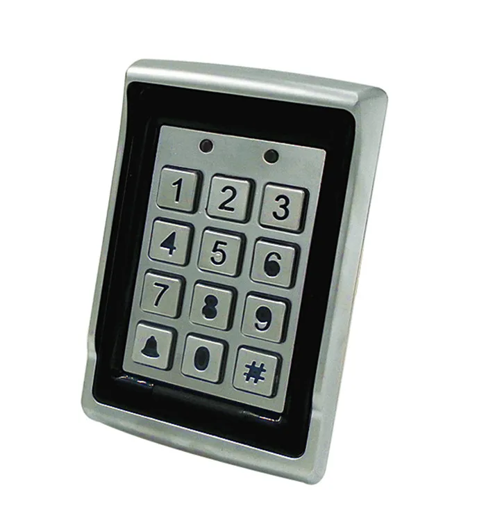 

Waterproof Metal Shell Access Control Keypad EM Compatible Card Support With Rain Cover