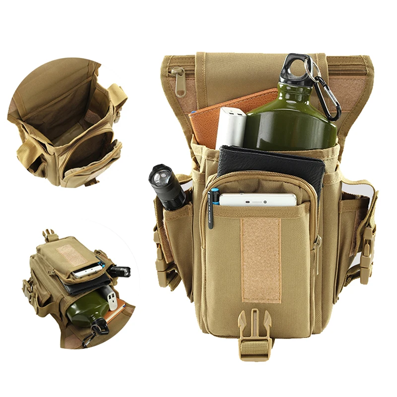 900D уличный тактический рюкзак с карманами на талии, военный пояс для ног, сумка для охоты, туризма, рыбалки, поясная сумка для ног, карманы для инструментов