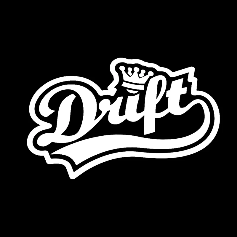 QYPF 16 см * 10 модные DRIFT KING мотоциклетные виниловые украшения автомобиля наклейка