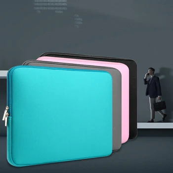 

Wholesale 1PCS Laptop Waterproof Bags Sleeve Notebook Case for Lenovo Macbook Air 11 12 13 14 15 15.6 Inch Cover Pro Zipper Bag