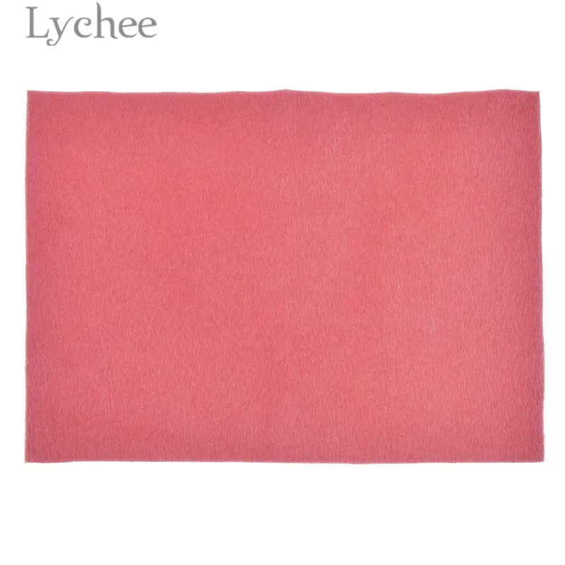 Lychee жизнь 21x29 см A4 мех Флокированный ткань сплошной цвет Синтетическая Кожа DIY ручной работы швейный материал для сумок одежды