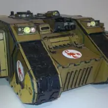 Land Raider II3D бумажная модель DIY