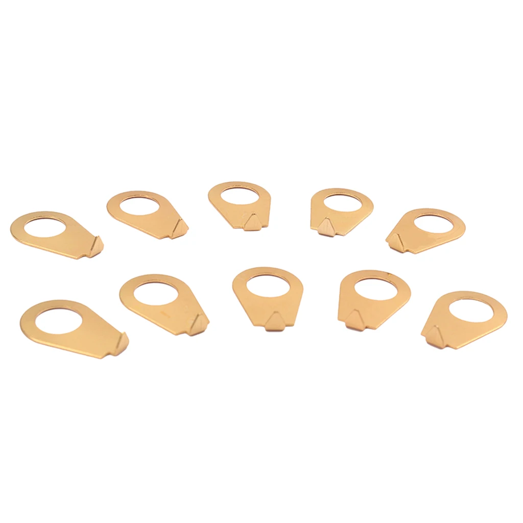 10PCS Mental Guitar Knobs Pointer Plate Knob Position Indicator for Guitar Bass Accessories