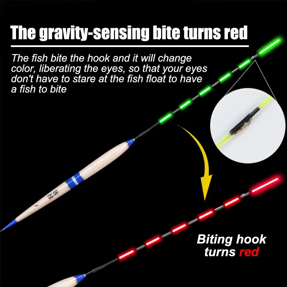 Умный поплавок с датчиком гравитации, ночной Световой поплавок для рыбалки, СВЕТОДИОДНЫЙ Электрический светящийся светильник, автоматически напоминающий поплавок для рыбалки