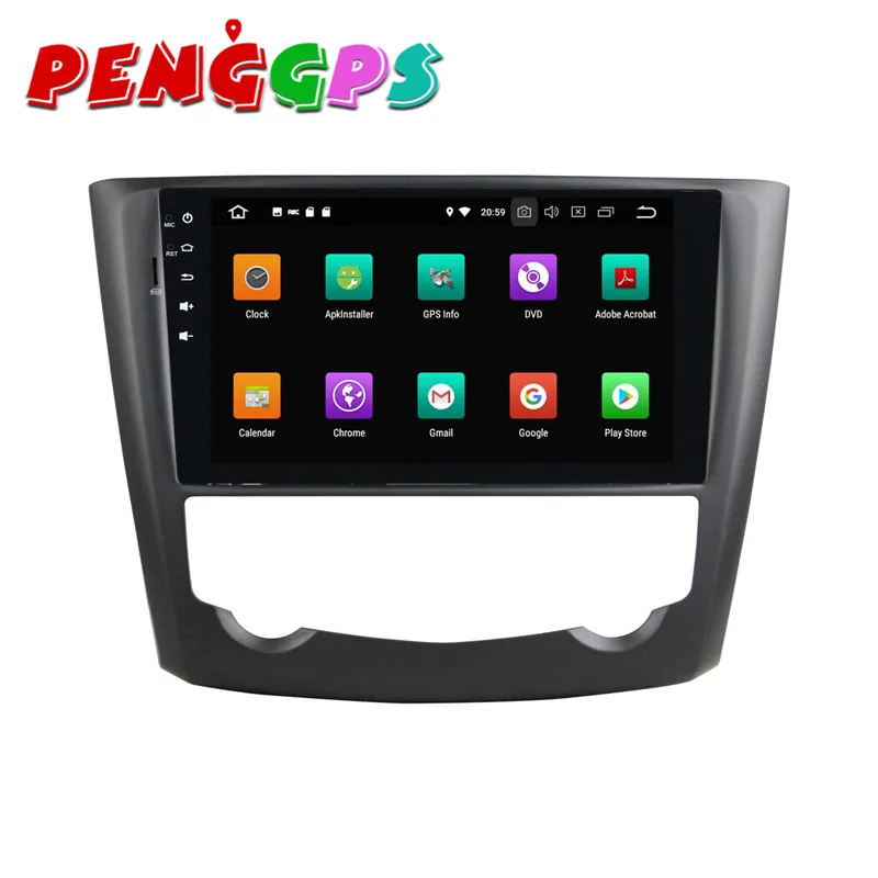 Discount Android 8.0 7.1 Car DVD Player GPS Navigation Headunit For Renault Kadjar 2016 Full Touch Car Stereo Auto Multimedia Satnav IPS 5