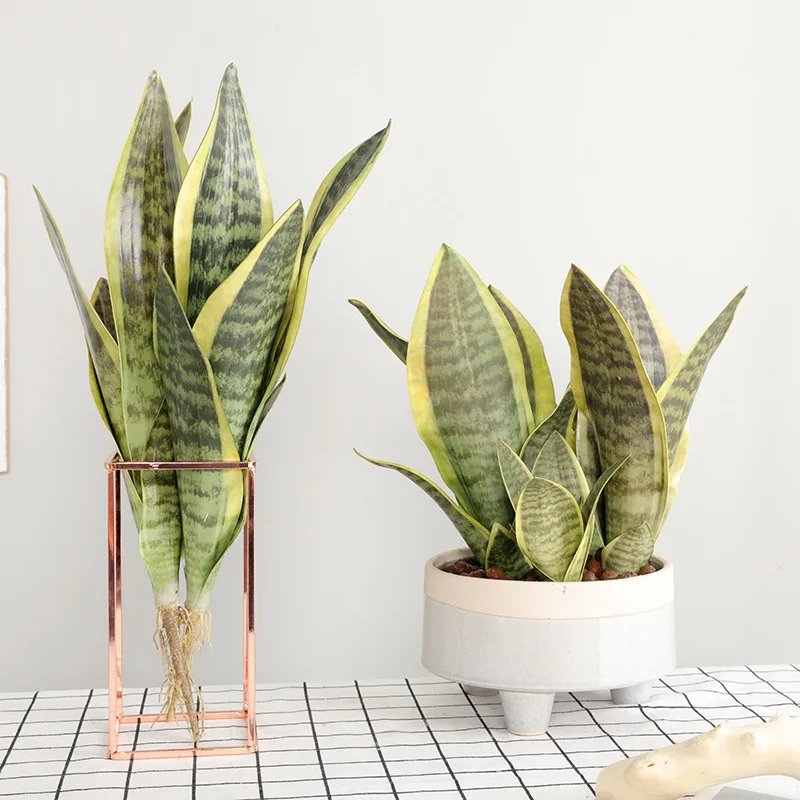 Искусственные растения в пустыне, искусственные цветы Sansevieria Trifasciata имитация суккулента Agave растение домашний офис магазин садовый декор