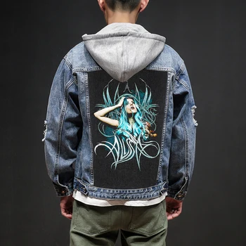 

Bloodhoof Arch enemy Rock And Roll Death Heavy Hardcore Punk Style Patch Designs Denim Jeans Jacket Jackets And Coats