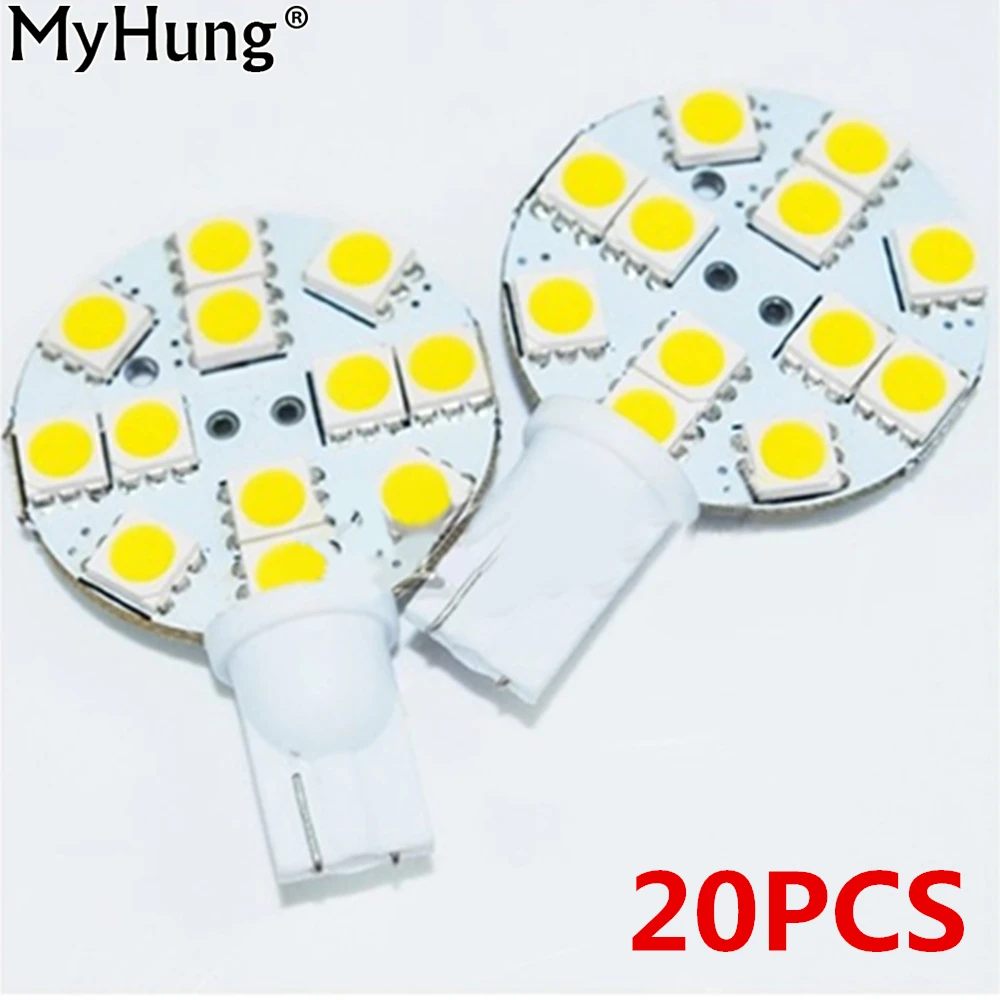 Светодиодный Подсветка салона T10 194 921 W5W 12 SMD 5050 свет лампы авто Стайлинг