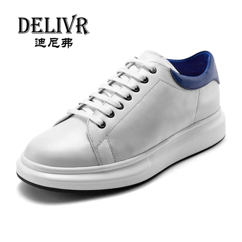

Delivr Outdoor Shoes Men Sneakers 2019 White Cow Leather Couple Shoes Men And Women Casual Outdoor Sneakers Low Top Designer